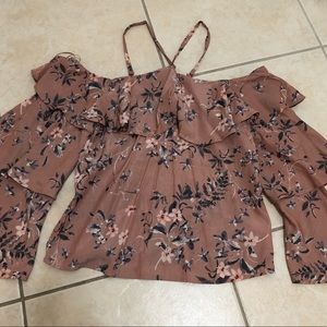 NWOT EXPRESS Floral blouse. Size small.